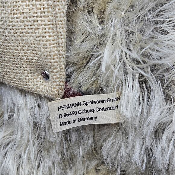 Vintage Hermann Mohair Bear The Happy Wanderer Germany Limited Musical 10954 - Picture 8 of 11